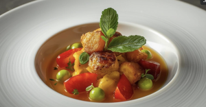 Seasonal tasting menu at Spago Beverly Hills