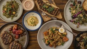 Dinner scene at Craig’s Los Angeles.