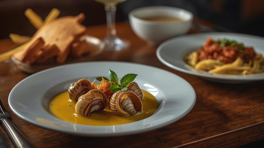 French onion soup served at Marvin Los Angeles