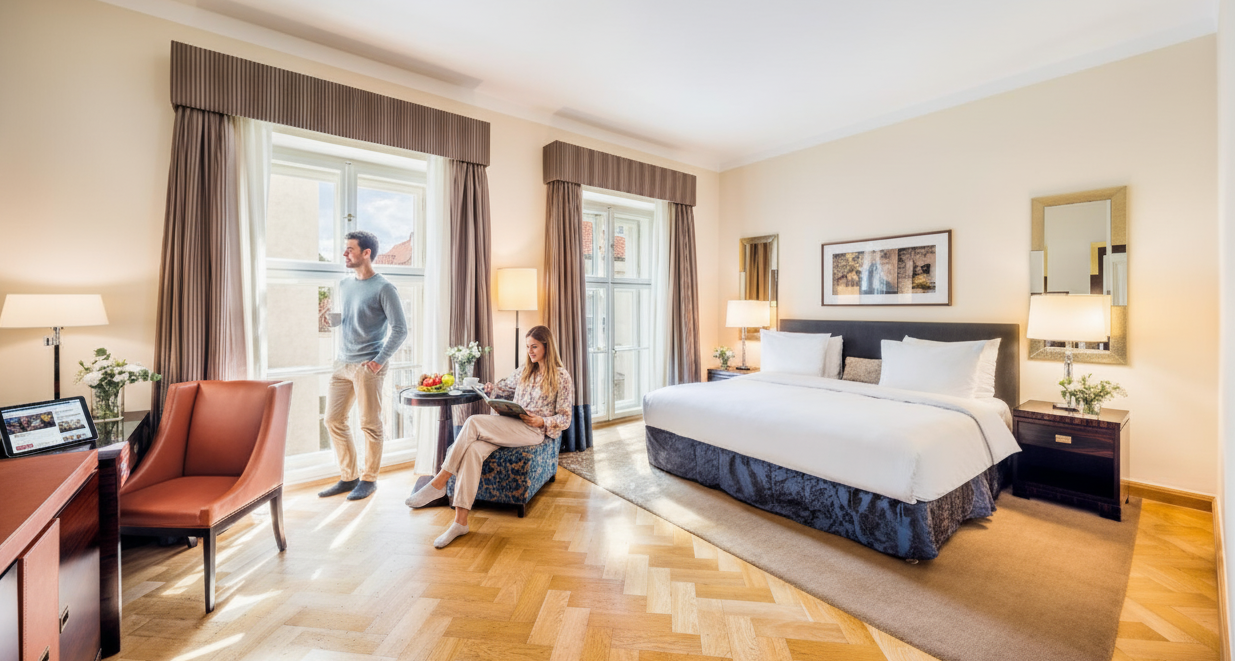 , Deluxe Room at Mandarin Oriental Prague