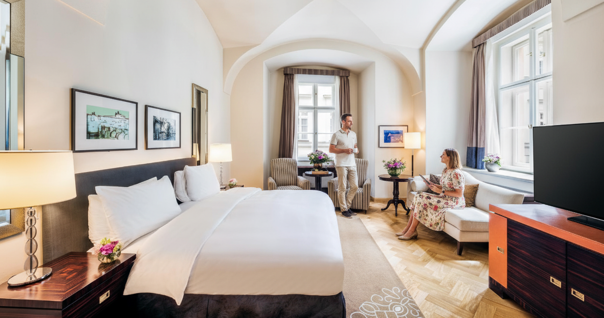 , Junior Suite at Mandarin Oriental Prague