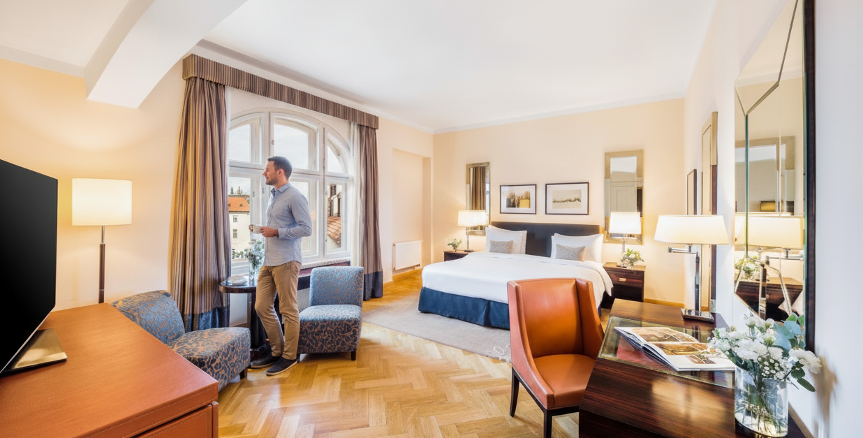 , Premier Castle View Room at Mandarin Oriental Prague